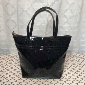 TONIGHT SALE ONLY Kate Spade Glossy Shiny black tote